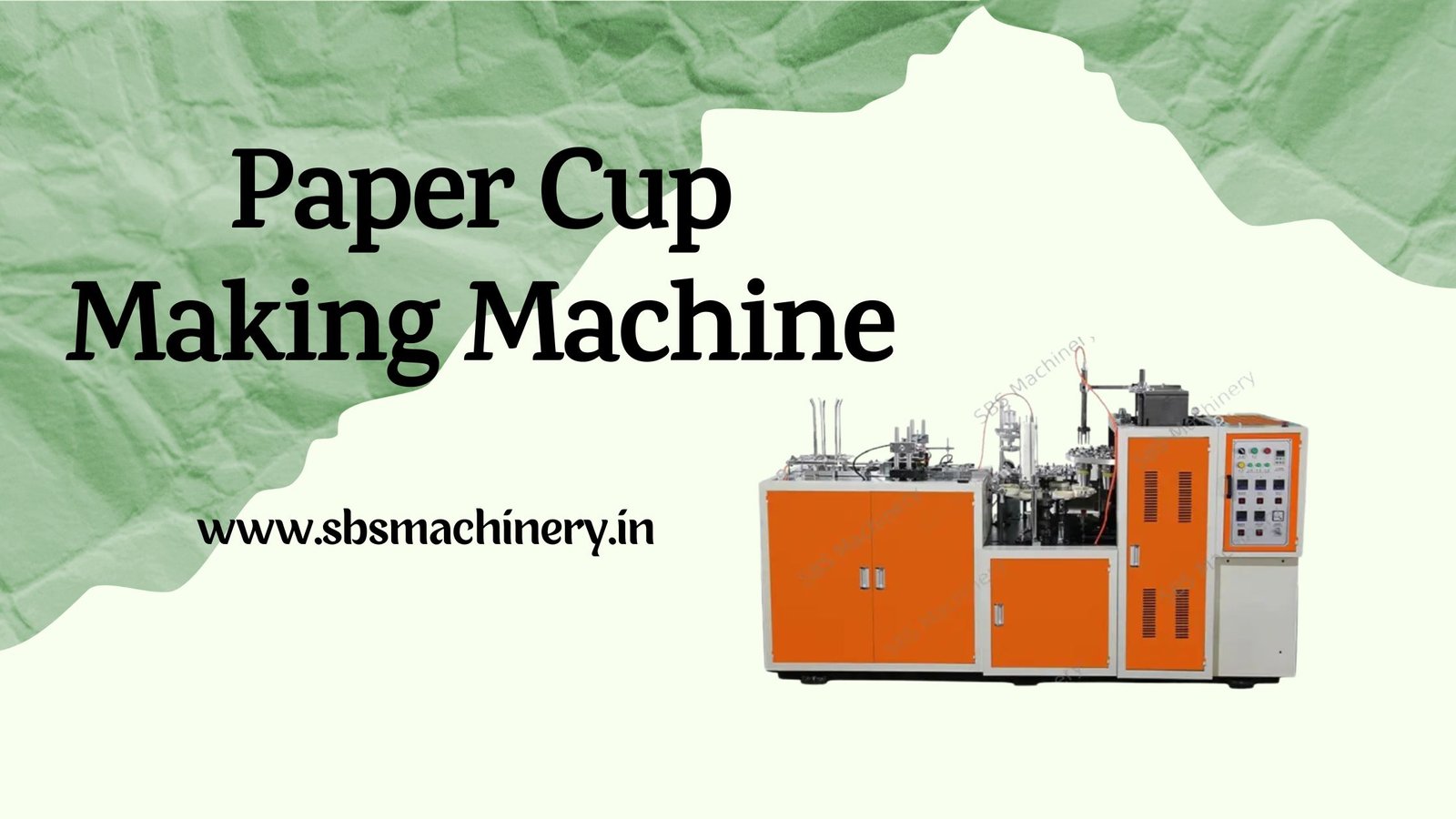 Paper Cup Making Machine