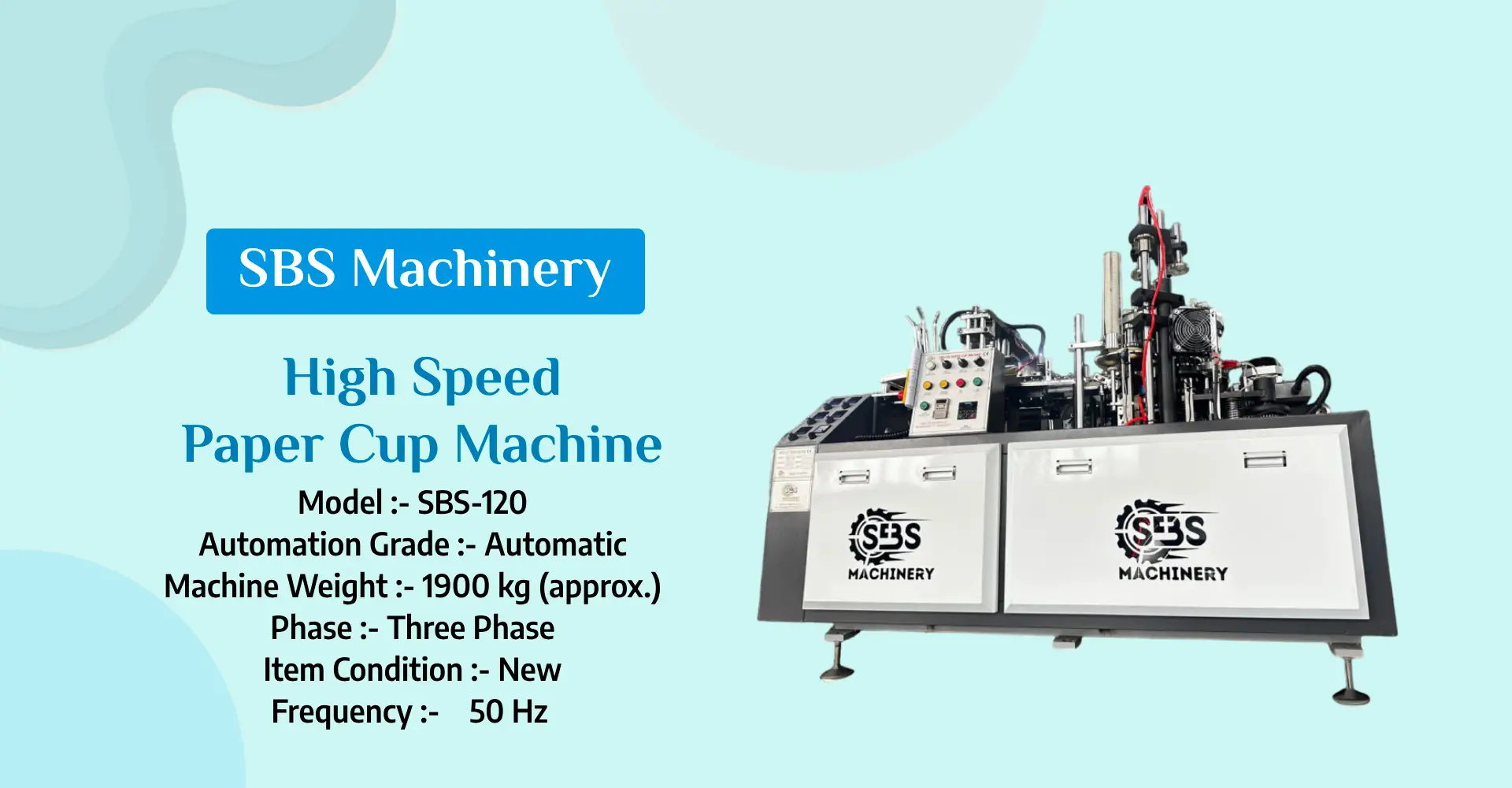 Paper Cup Making Machine Manufacturer