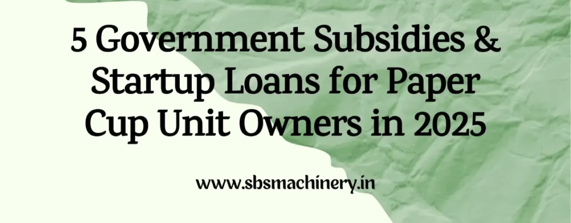 Paper Cup Making Machine Manufacturer